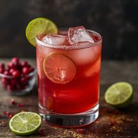 Punch cu tequila și rodie