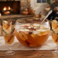 Punch cu whiskey și mere