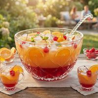 Punch sunset cu grenadine