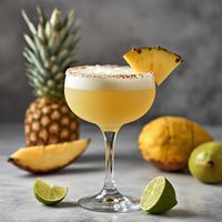 Punch tropical cu ananas și cocos